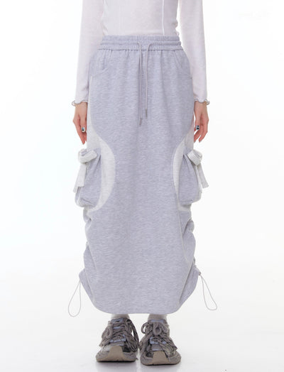 High Waist Mid-length Bow Skirt ZIZ0302