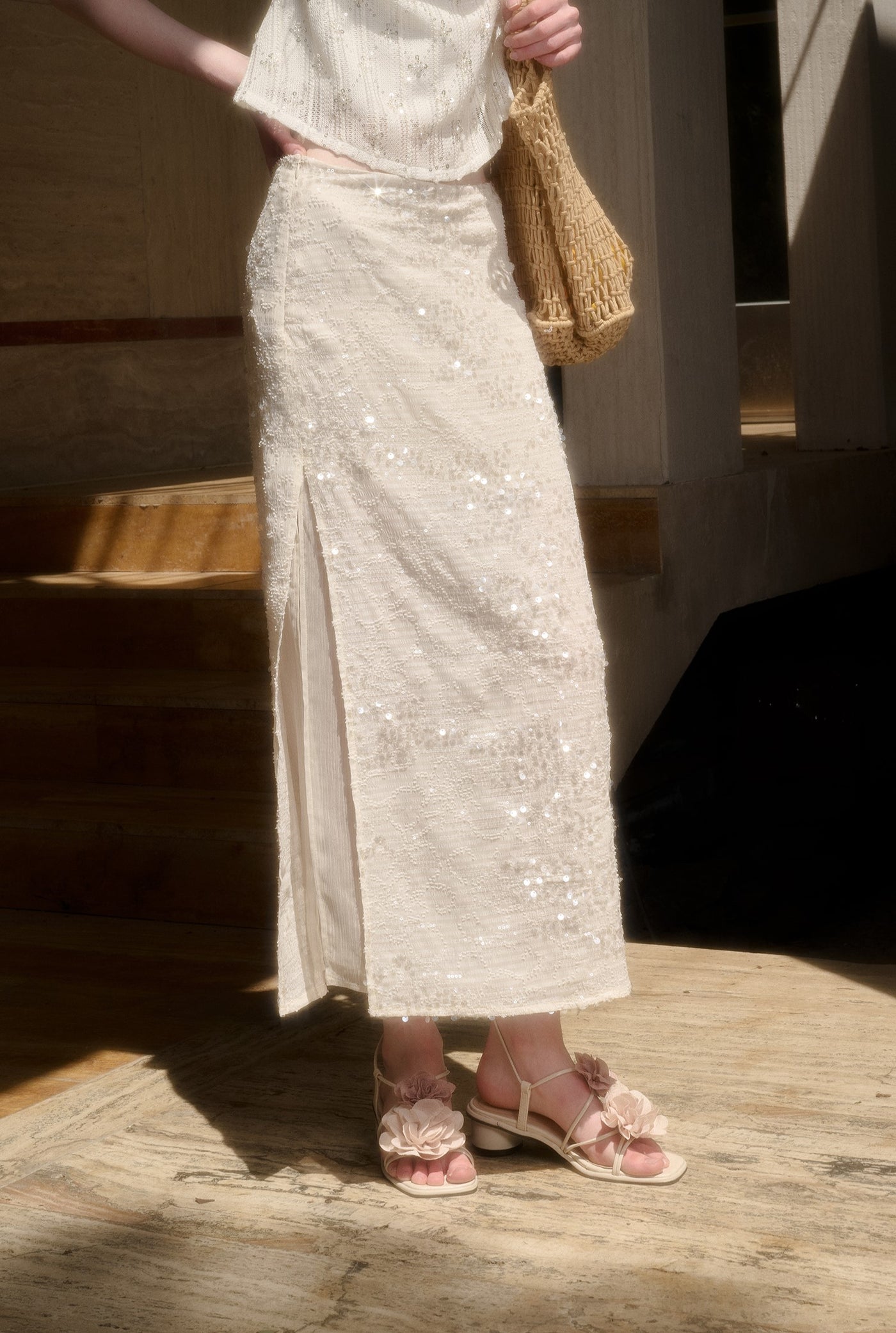 Clouds Embroidered Fairy Top/Skirt GRO0152