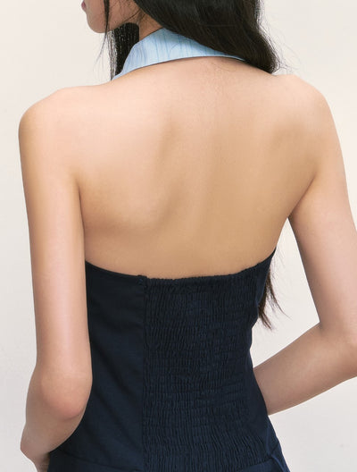 High-grade Sleeveless Bow Dress WEE0002