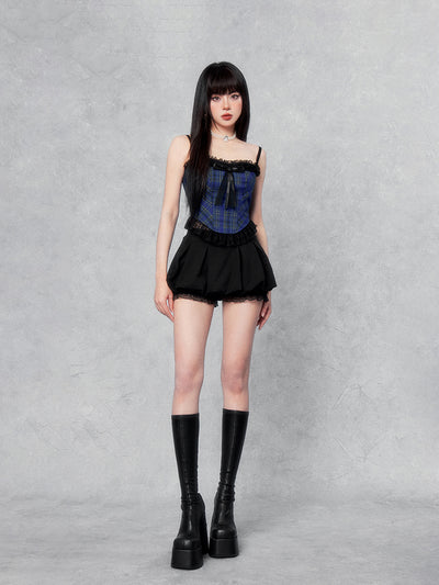 Lace Flower Slim Design Pants Skirt VOC0184