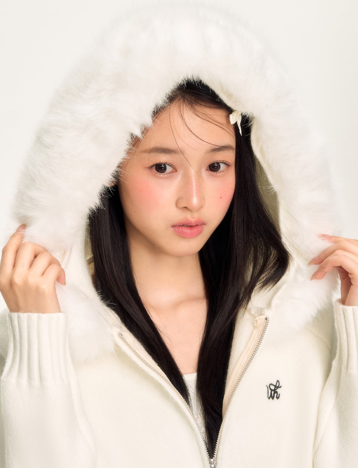 Soft Hooded Knitted Cardigan WEE0061