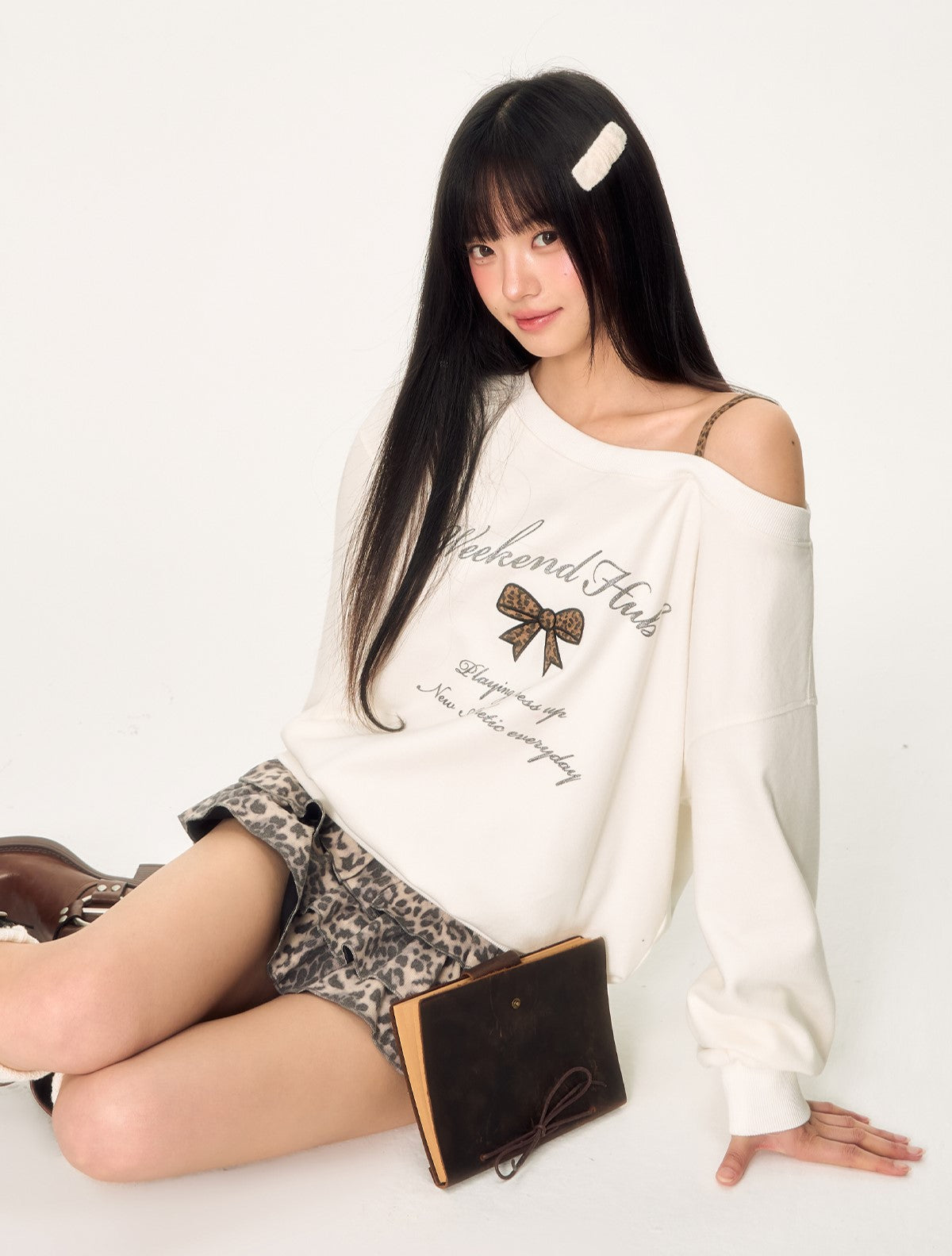 Leopard Print Cake Skirt WEE0038