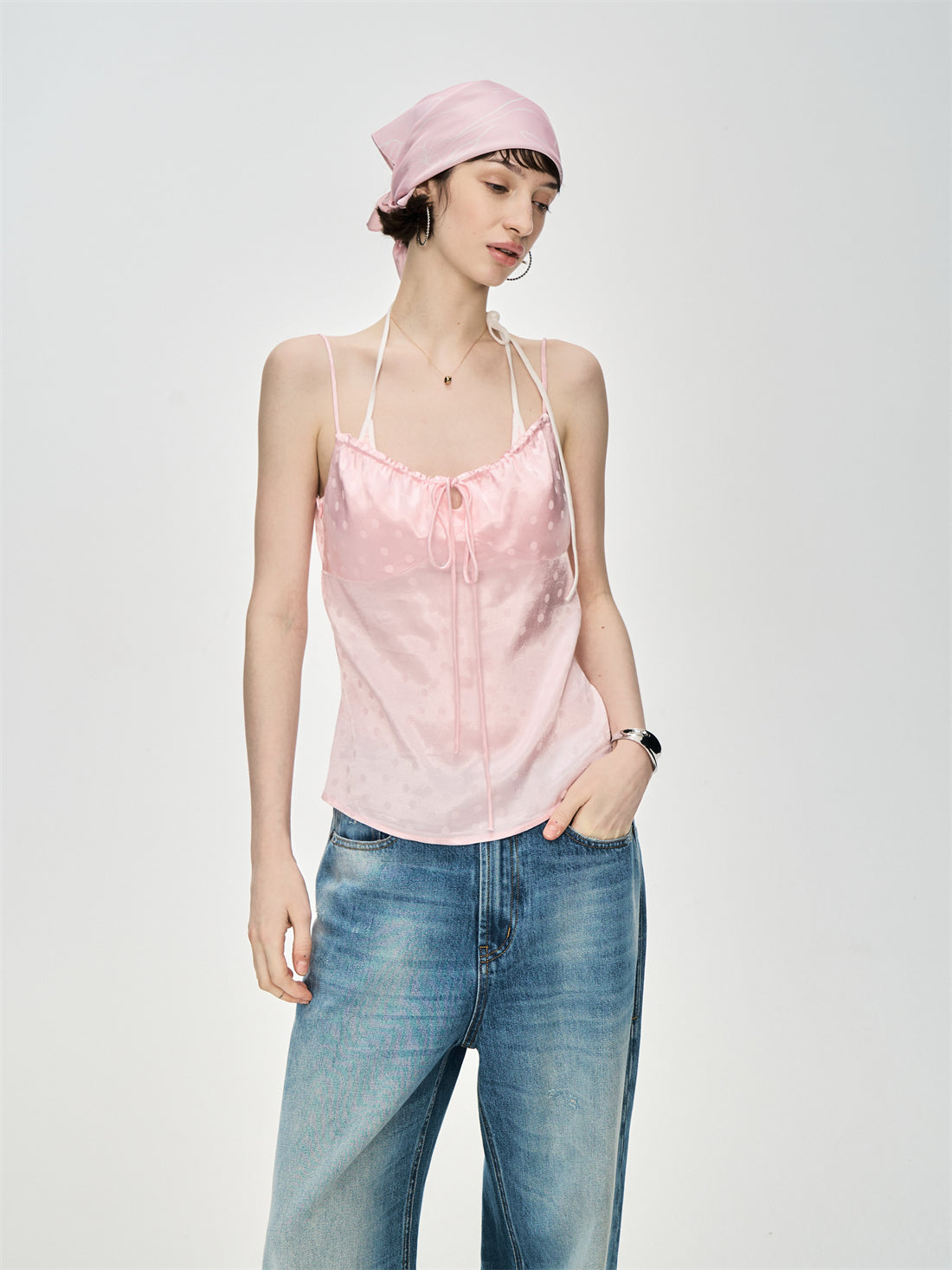 Slimming Halter Neck Backless Camisole CUR0236