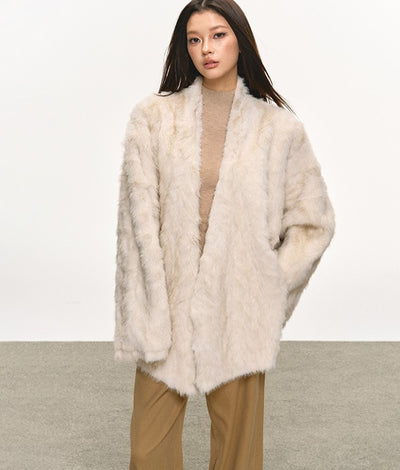 Eco-friendly Fur Plush Coat ANA0077