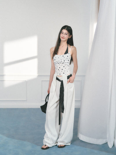 Polka Dot Casual Wide-leg Pants SAL0155