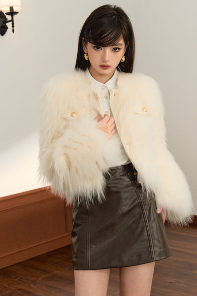 Noble Style Fur Short Jacket OSH0091