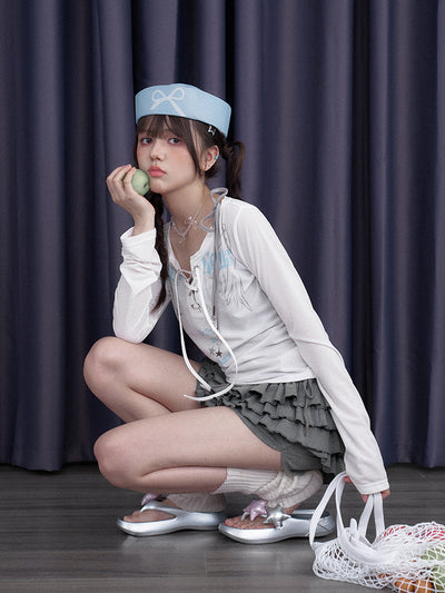 Angel Wings Printed T-shirt/Camisole SAG0264