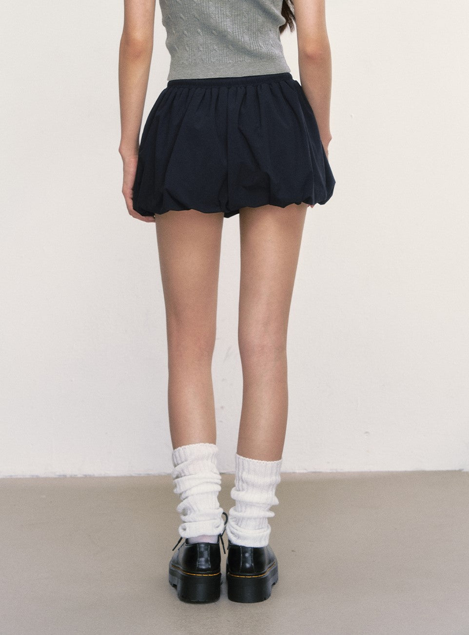 High Waist Lace-up Flower Bud Skirt WEE0012