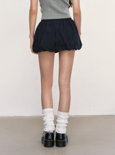 High Waist Lace-up Flower Bud Skirt WEE0012