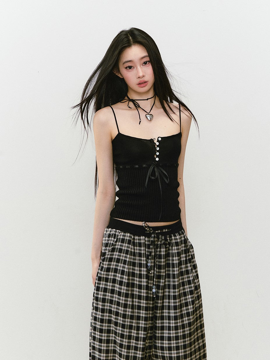 Button Slim Camisole VIA0306