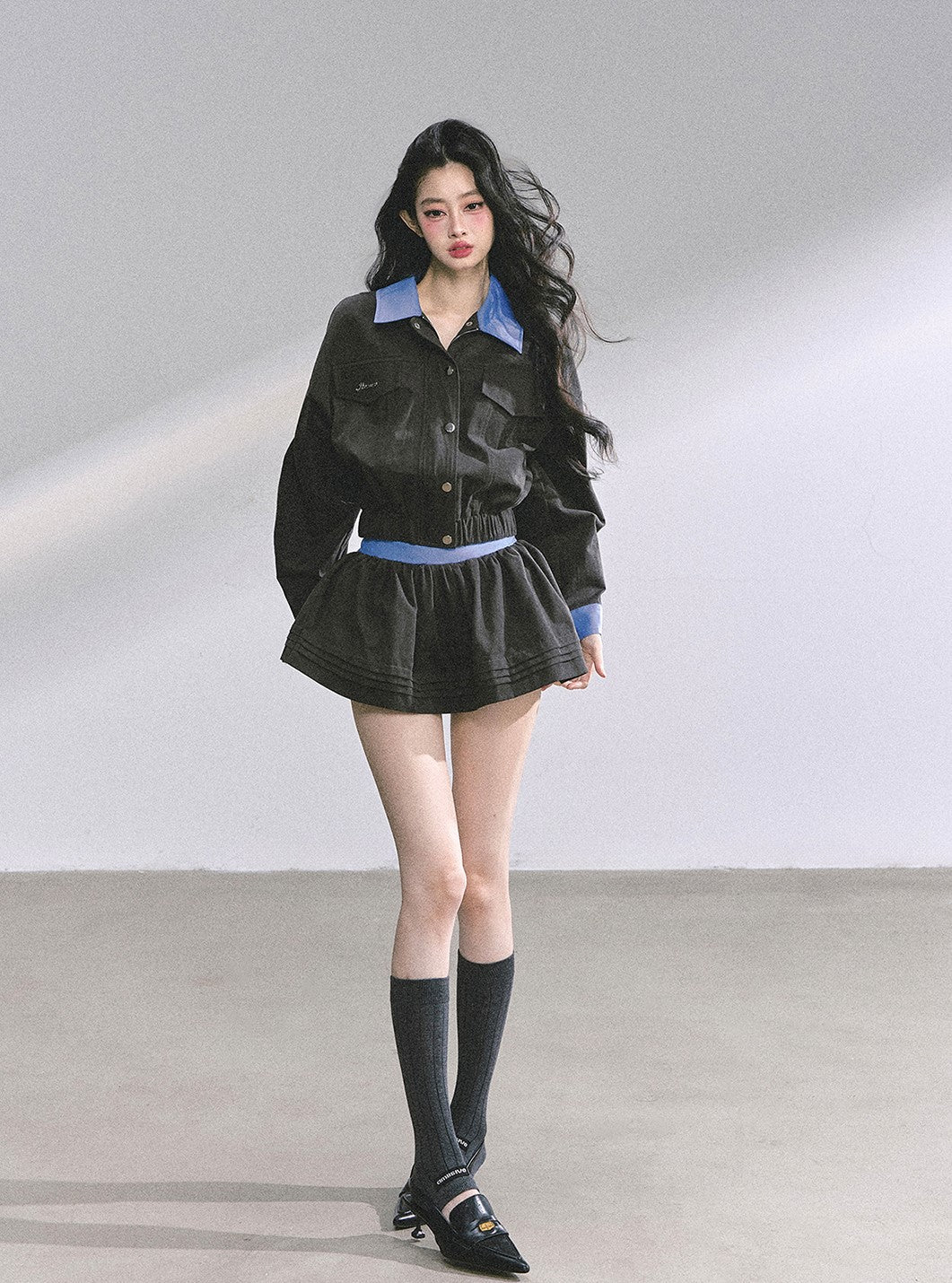 British Urban Workwear Jacket/Short Skirt DIA0571