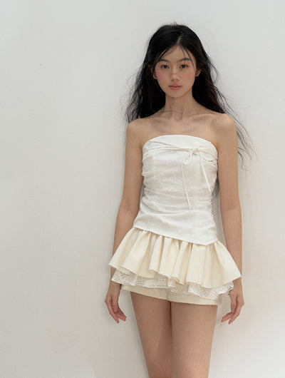 Multi-layered Short Puffy Shorts SUN0139
