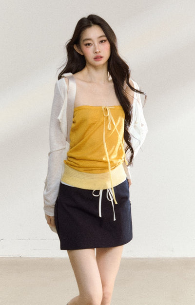 Casual Thin White Cardigan SHI0214