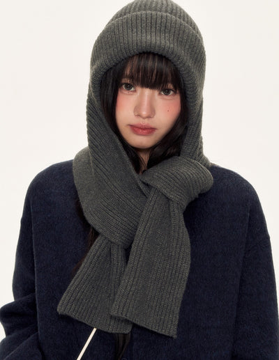 Navy High-end Wool Long Coat WEE0093