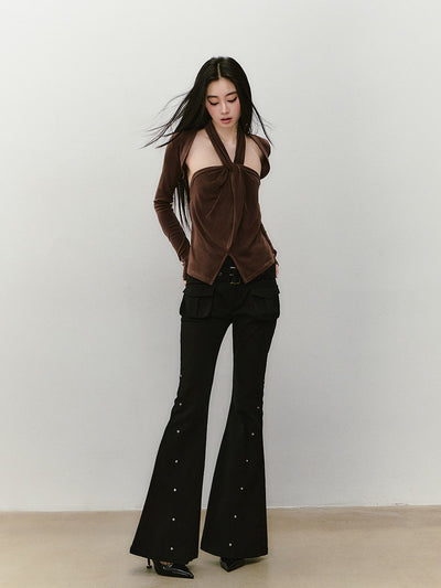 Halter Neck Top+Waistcoat VIA0341
