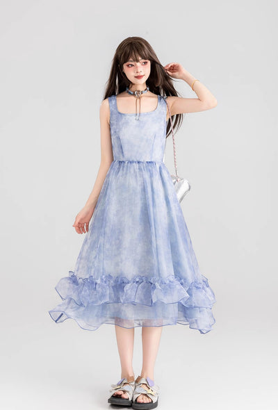 Clear Fairy Royal Style Suspender Dress KEI0098