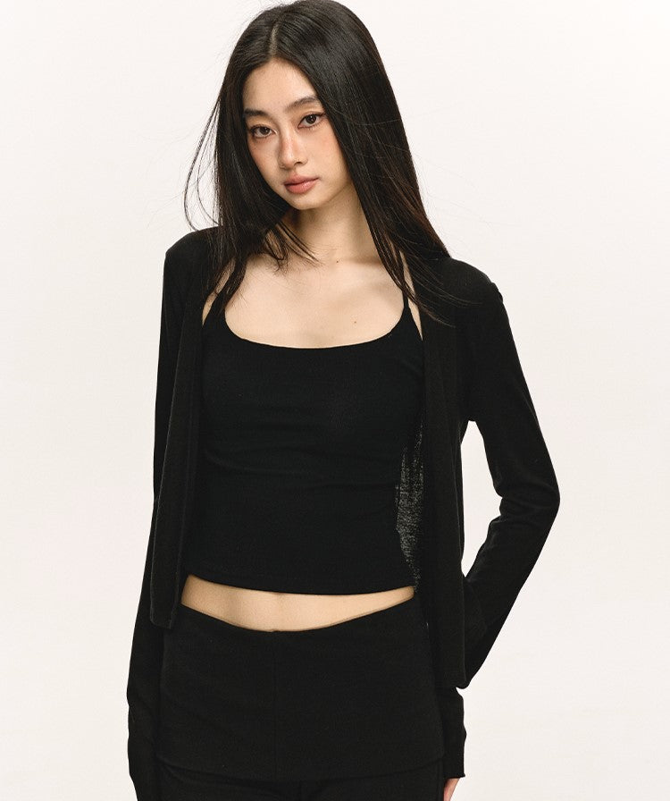 Halter Neck Short Camisole ANA0024