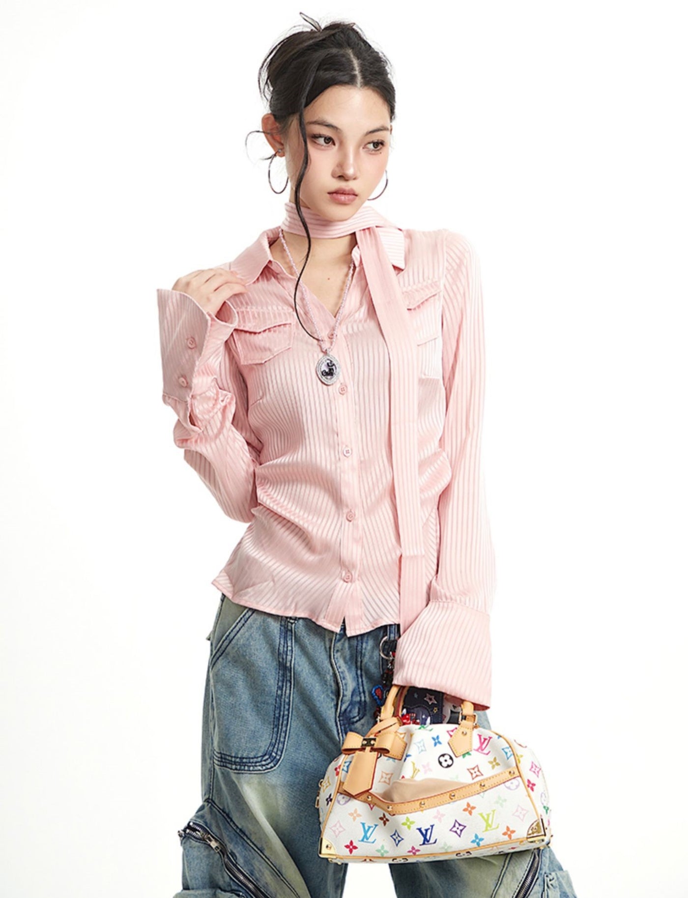 American Retro Plaid Slim Shirt UNC0259
