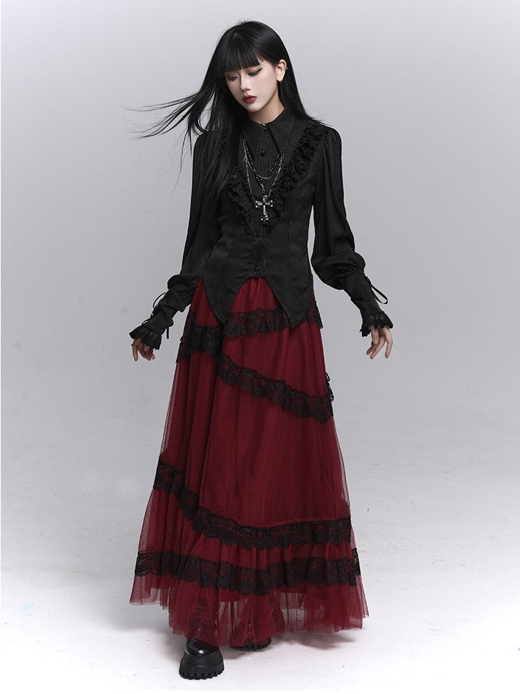 Gothic Style Long-Sleeved Shirt LAD0228