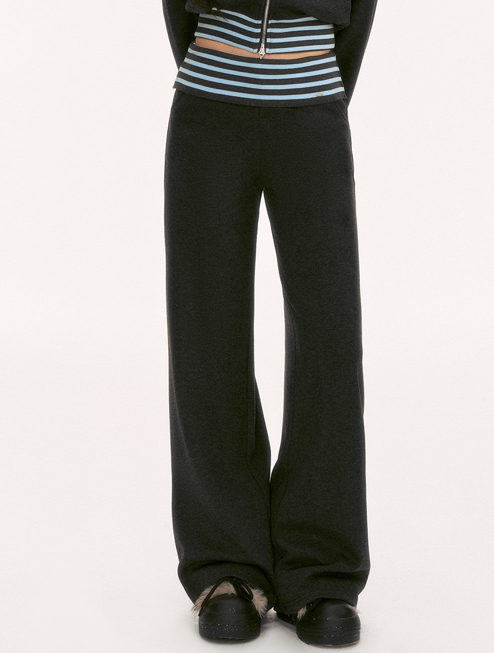 Waist Color Block Striped Casual Pants WEE0129