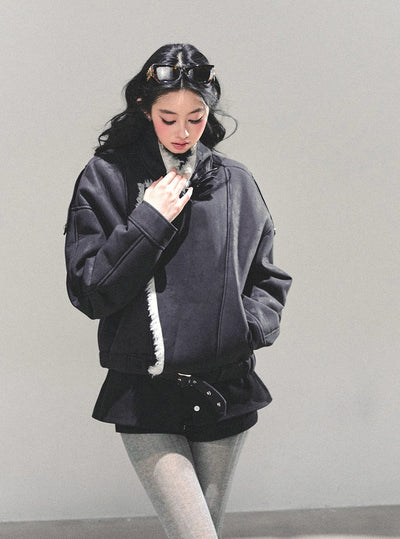 American-style Fur Cotton Jacket DIA0698