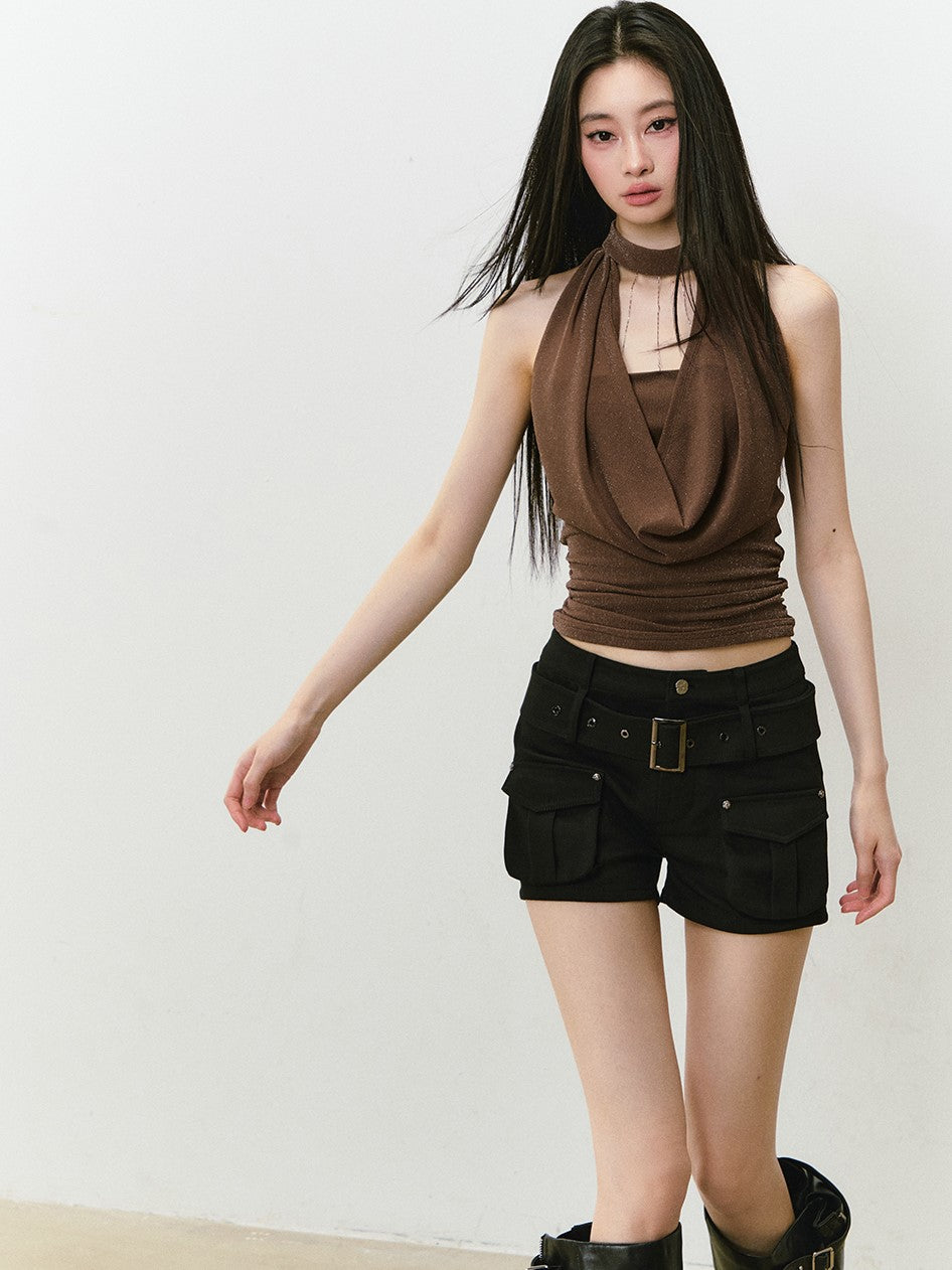 Three-dimensional Pocket Work Shorts VIA0321