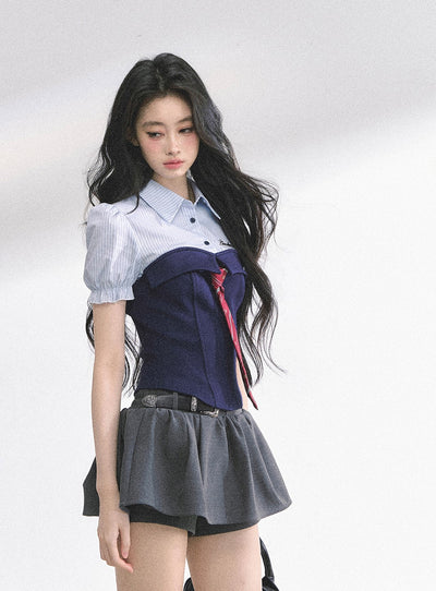 American  Stripes Short Sleeve Shirt DIA0480