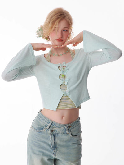 Butterfly Thin Knitted Sunscreen Cardigan ZIZ0120