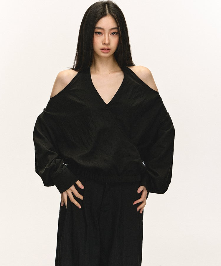 Off-shoulder Top/Flared Pants ANA0048
