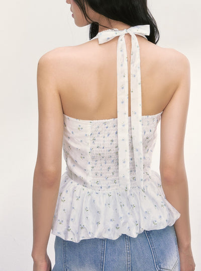 Floral Halter Neck Top WEE0007