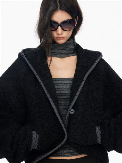 Drop Shoulder Loose Batwing Sleeve Jacket SAL0195