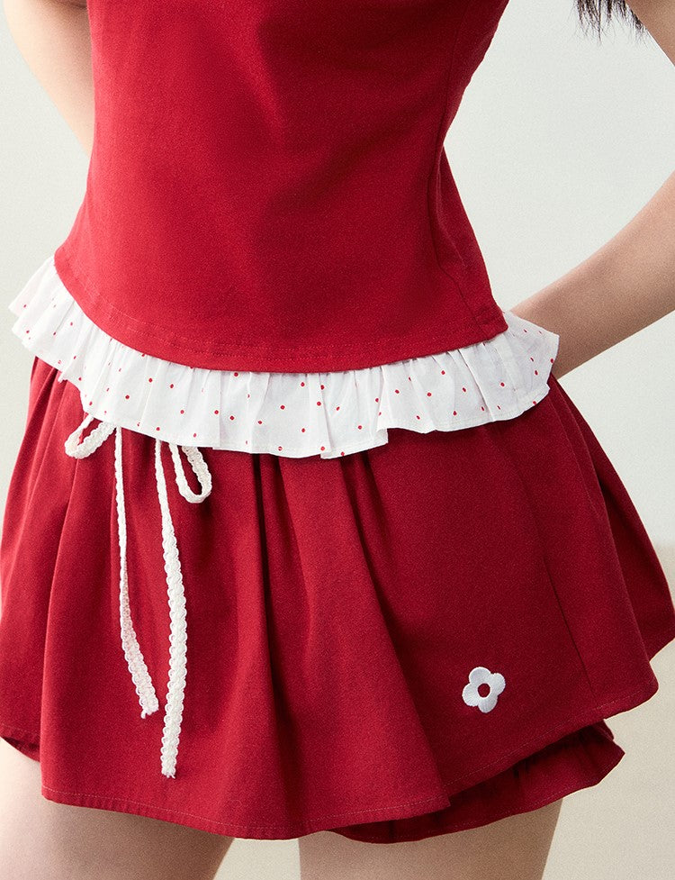 Fake Two-piece Splicing T-shirt NTO0227