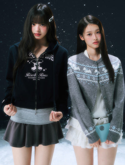 Nordic Design Jacquard Knit Cardigan WEE0106