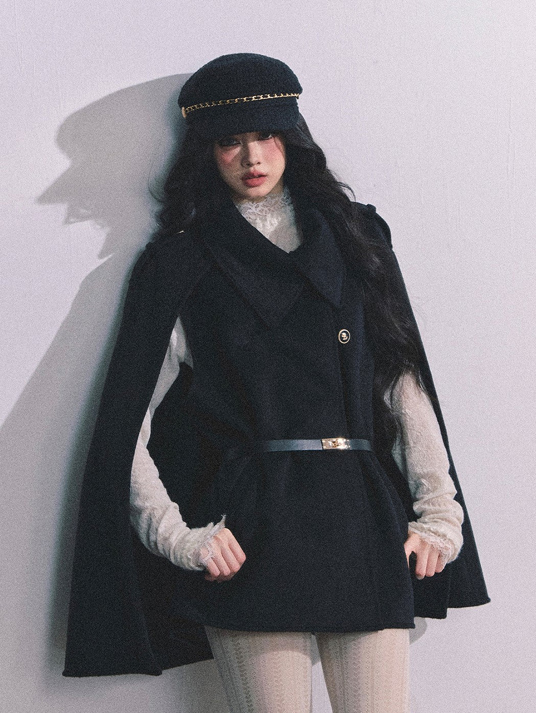 French-style Suit Black Jacket DIA0643