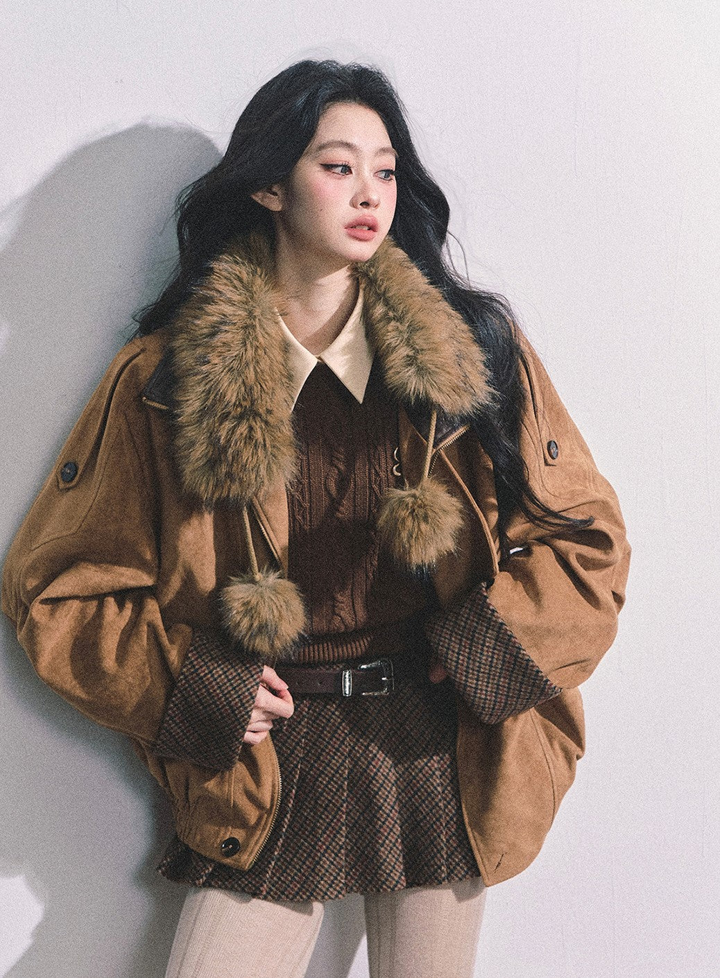 Imitation Fur Collar Scarf DIA0622