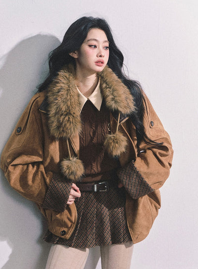 Imitation Fur Collar Scarf DIA0622