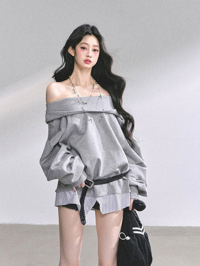 American Oversized Hooded Sweatshirt DIA0549