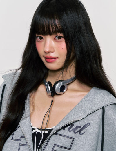 American Digital Print Sweatshirt Jacket WEE0030