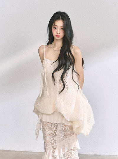 High-grade Top/Lace Long Skirt DIA0444