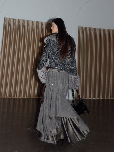 Detachable Multi-Wearing Irregular Hem Skirt JNY0274