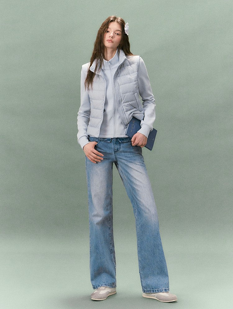 Lightweight Stand Collar Down Vest LAL0235