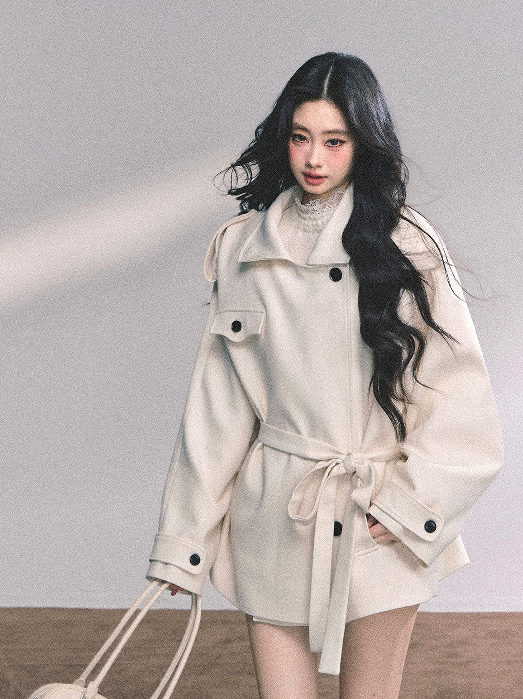 British Style Woolen Coat DIA0635