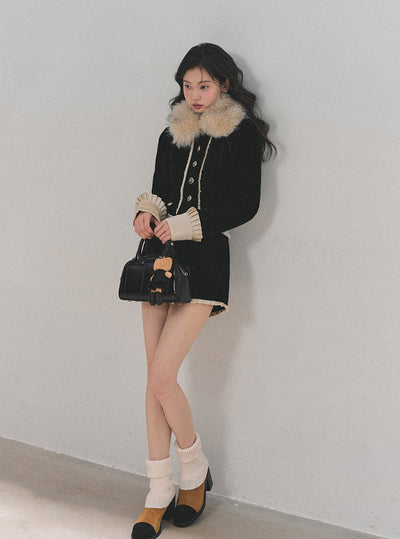 Snow Country Fur Short Jacket/Shorts DIA0702
