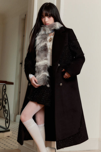 High-end Double-faced Long Wool Coat FRA0265