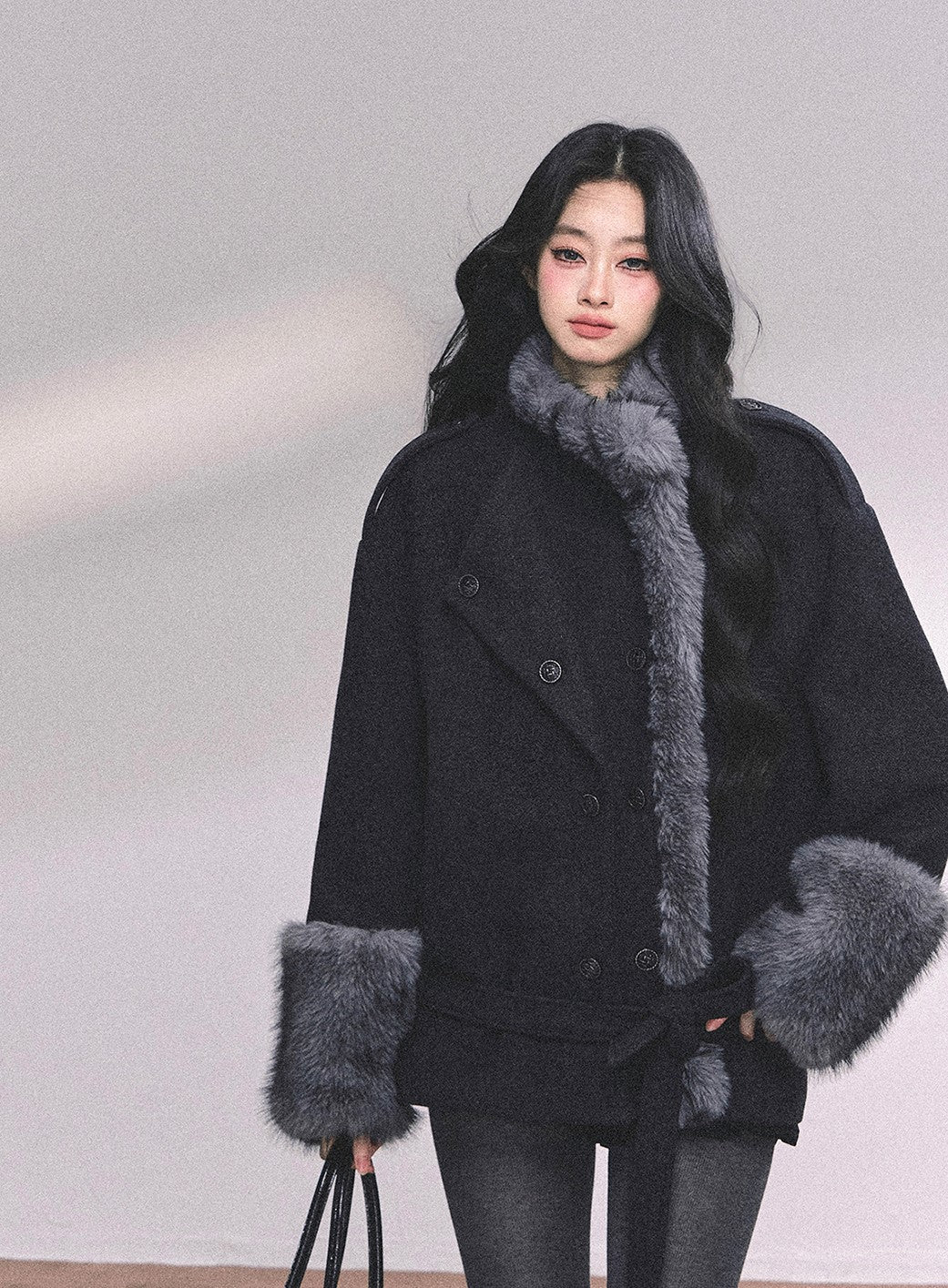 French Luxury Suit Fur Coat DIA0647