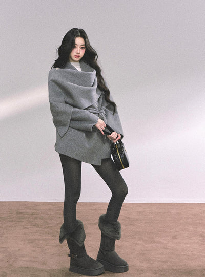 British Style Double-sided Woolen Jacket DIA0655