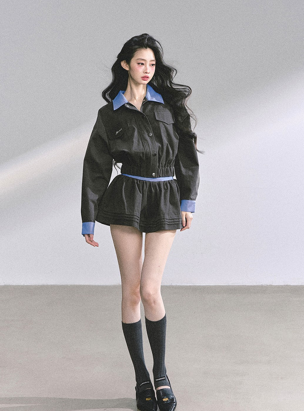British Urban Workwear Jacket/Short Skirt DIA0571