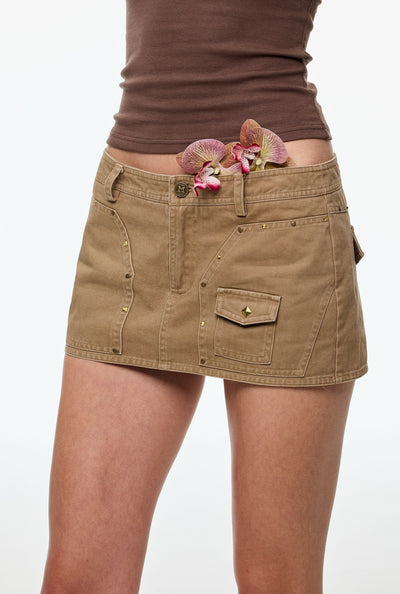 American Retro Short A-line Skirt 4MU0143