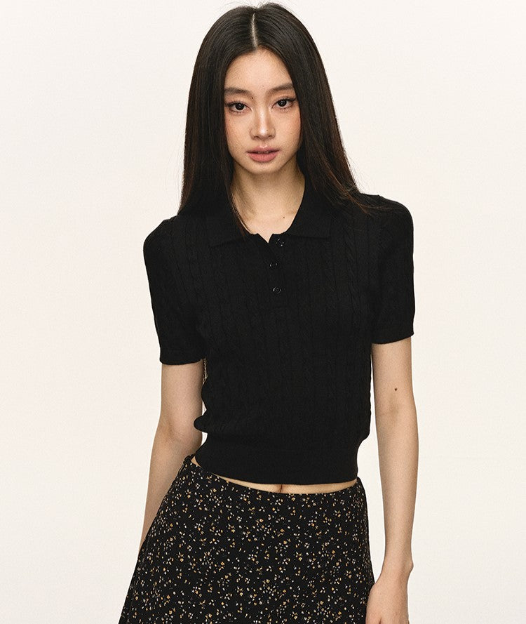 Tencel Knitted POLO Shirt ANA0066