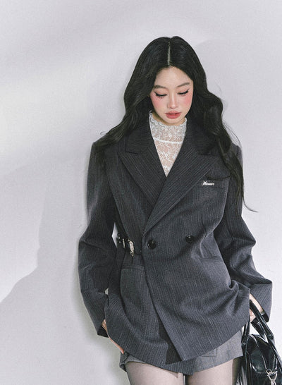 French Hepburn Style Suit Jacket DIA0593